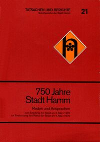750 Jahre Stadt Hamm (Cover)