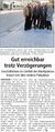 Westfälischer Anzeiger, 31. Oktober 2009