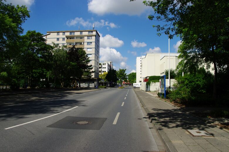 Rautenstrauchstraße von der Hohenhöveler Straße Richtung Friedrich-Ebert-Straße