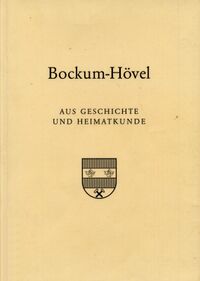 Bockum-Hövel – Aus Geschichte und Heimatkunde (Cover)