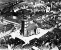 Luftaufnahme des Zentrums der Altstadt Hamm vor den Zerstörungen des 2. Weltkrieges (vor 1942)