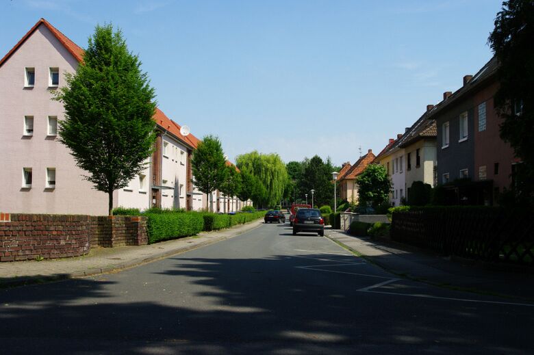 Wilshorststraße von der Maybachstraße aus