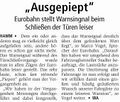 "Ausgepiept", Westfälischer Anzeiger, 04.09.2010