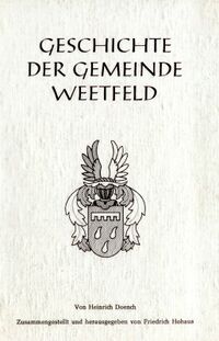 Geschichte der Gemeinde Weetfeld (Cover)
