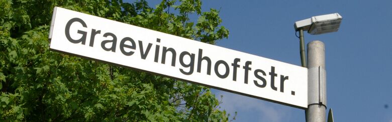 Straßenschild Graevinghoffstraße