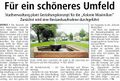 "Für ein schönes Umfeld", Westfälischer Anzeiger, 6. November 2009