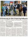 „Erinnerung an den Ursprung Pelkums – 30. Stele zur Stadtgeschichte aufgestellt“ Westfälischer Anzeiger, 23.03.2022