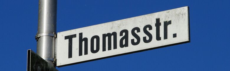 Straßenschild Thomasstraße