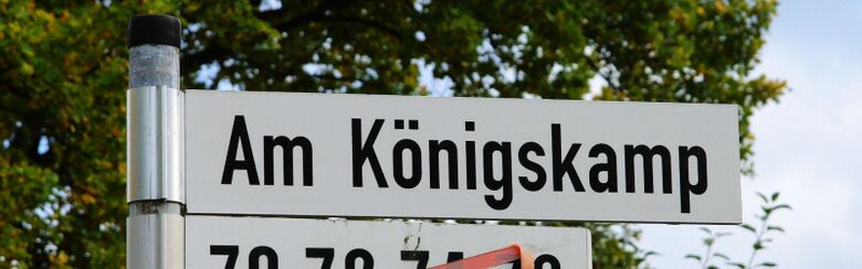 Straßenschild Am Königskamp