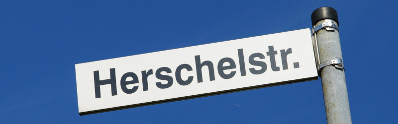 Datei:Strassenschild Herschelstrasse.jpg