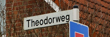 Straßenschild Theodorweg