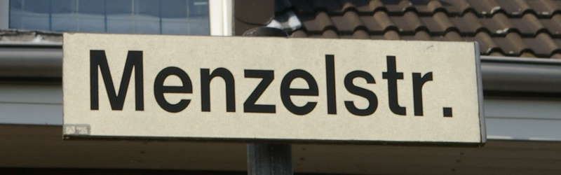 Datei:Strassenschild Menzelstrasse.jpg