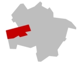 Karte von Uentrop, Position von Herringen hervorgehoben