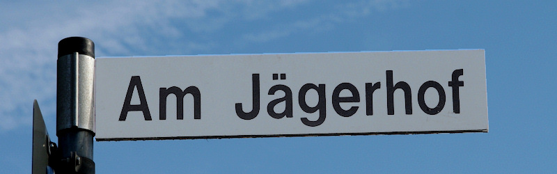 Datei:Strassenschild Am Jaegerhof.jpg