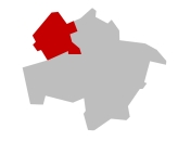 Karte von Hamm, Position von Bockum-Hövel hervorgehoben