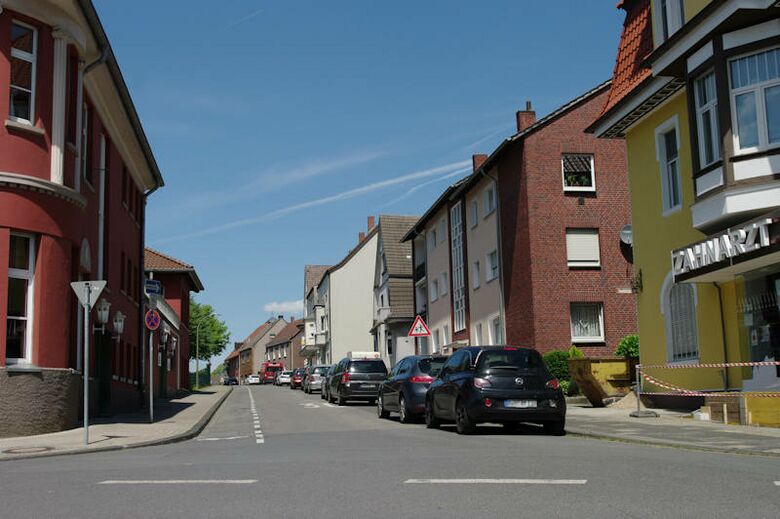 Overbergstraße von der Berliner Straße aus