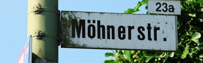 Straßenschild Möhnerstraße