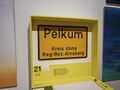 Ortsschild Pelkum - Kreis Unna