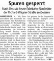 Westfälischer Anzeiger, 15. Oktober 2009