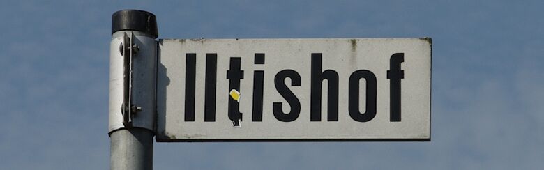 Straßenschild Iltishof