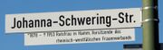 Strassenschild Johanna Schwering Strasse2.jpg