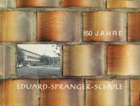 150 Jahre Eduard-Spranger-Schule (Cover)