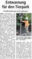 Westfälischer Anzeiger, 16. August 2011