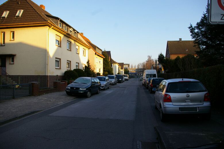 Friedrich-Engels-Straße von der Lohauserholzstraße aus