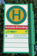 Haltestellenschild Schulze-Everding