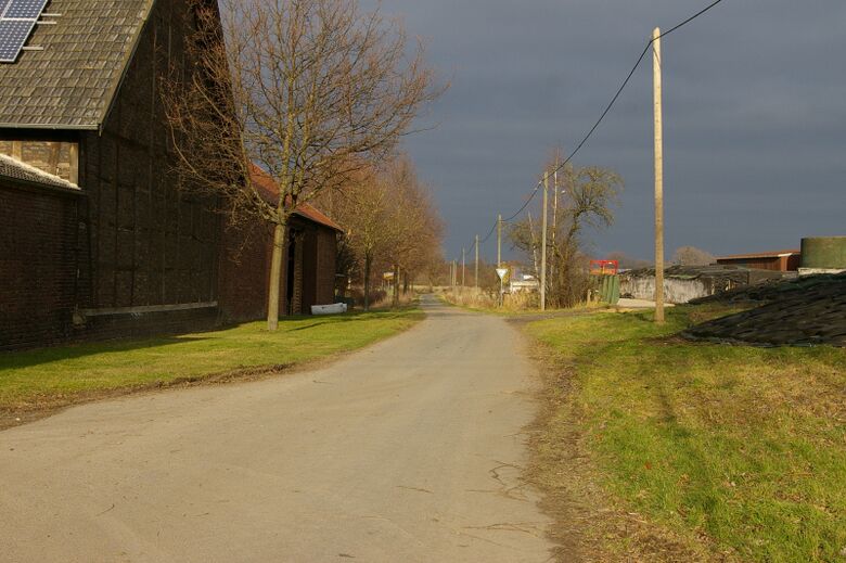 Rhynernstraße vom Caldenhofer Weg aus