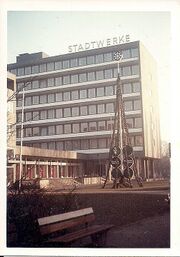 Das 1968 fertiggestellte Stadtwerke-Haus