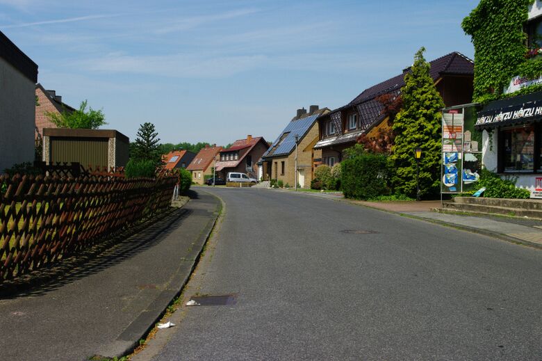 In der Hovesaat von der Sandstraße aus