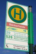 Haltestellenschild Bänkerheide