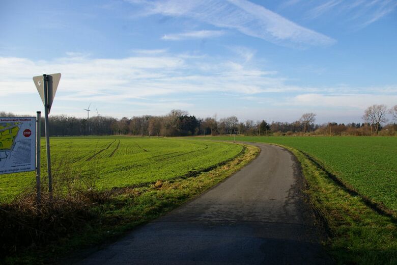 Am Hürenbusch von der Provinzialstraße aus