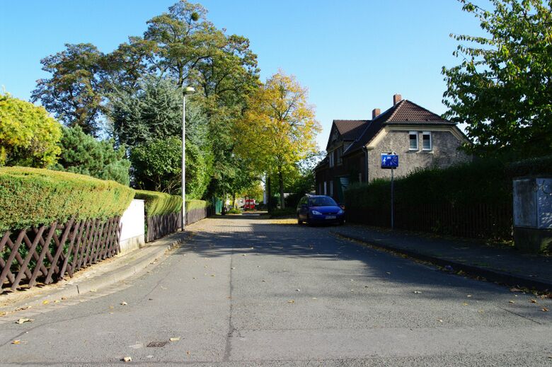 Holzkampweg von der Albert-Funk-Straße aus