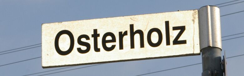 Straßenschild Osterholz