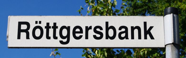 Straßenschild Röttgersbank