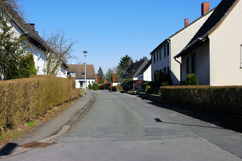 August-Siemsen-Straße von der Fritz-Graeve-Straße aus