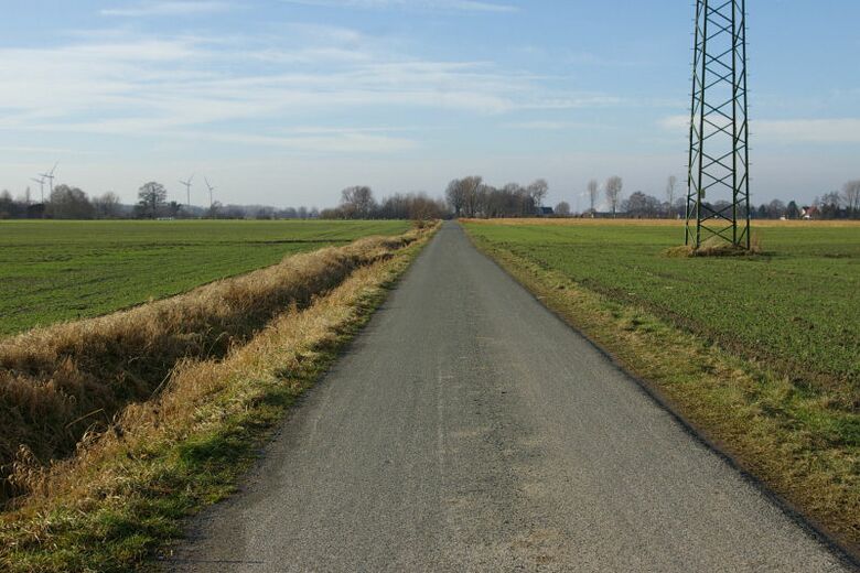 Lanfermannweg von Zur Grünen Aue nach Westen