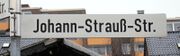 Strassenschild Johann Strauss Strasse.JPG