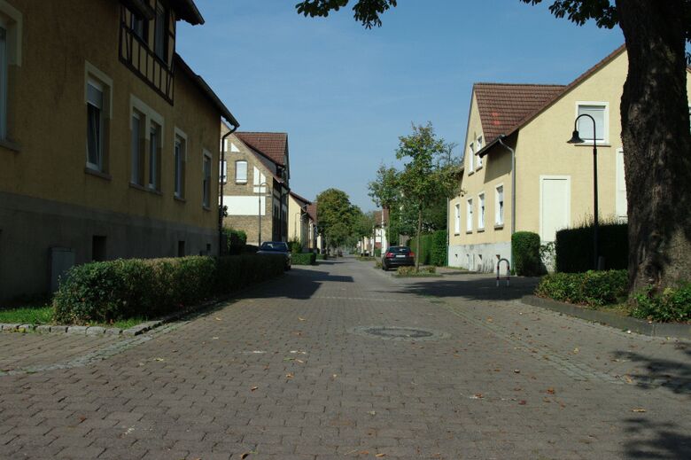 De-Wendel-Straße von der Dünnebank aus