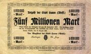 5 Millionen Mark - Stadt Hamm - 1923.jpg