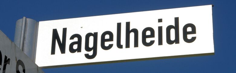 Straßenschild Nagelheide