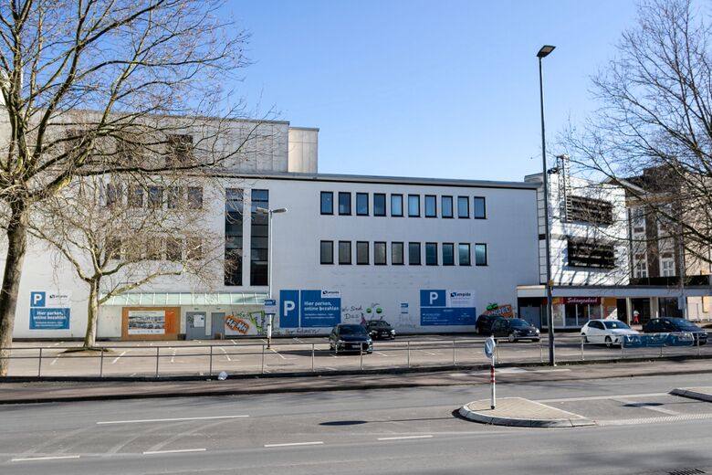 Ansicht des Areals von Westen