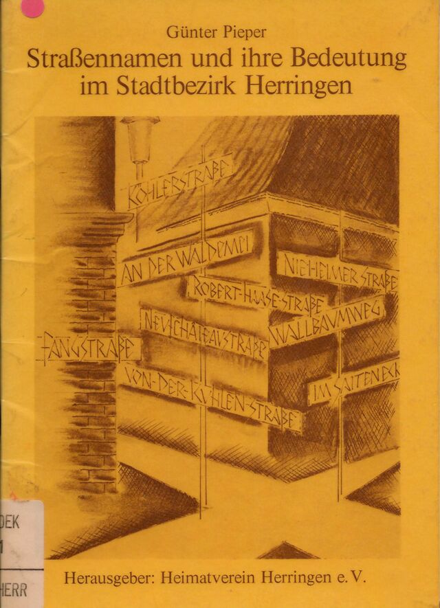 Straßennamen Und Ihre Bedeutung Im Stadtbezirk Herringen – HammWiki