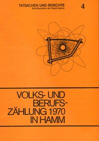 Volks- und Berufszählung 1970 in Hamm (Cover)