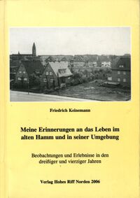 Meine Erinnerungen an das Leben im alten Hamm und in seiner Umgebung (Cover)