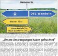 "Unsere Anstrengungen haben gefruchtet", Westfälischer Anzeiger, 9. Dezember 2009