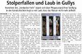 "Stolperfallen", Westfälischer Anzeiger, 23. Oktober 2009