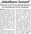 "Unhaltbarer Zustand", Westfälischer Anzeiger, 1. Februar 2010